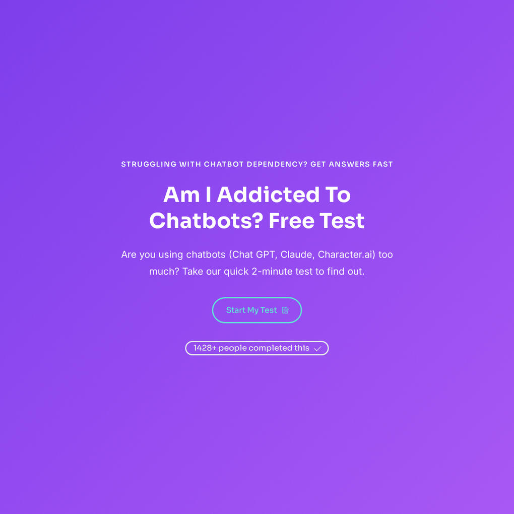 Am I Addicted To AI Chatbots?